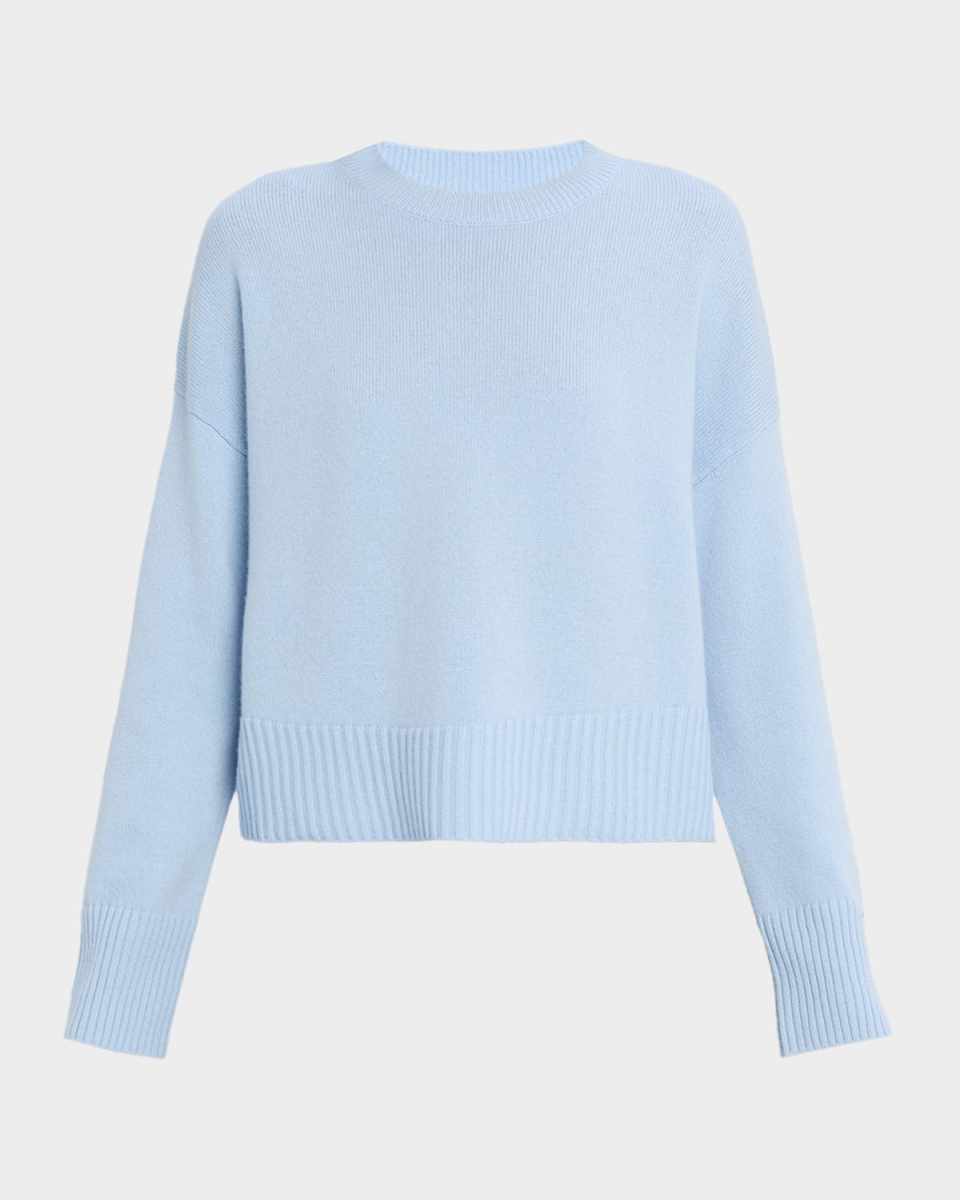 Boxy Crewneck Cashmere Sweater